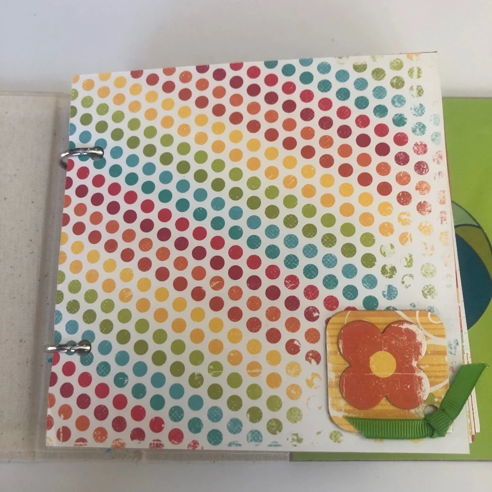 Handmade chipboard photo album